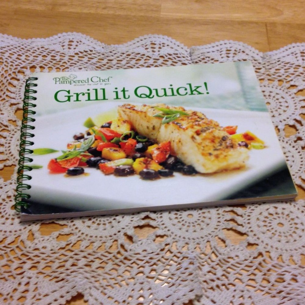 Pampered Chef Grill it Quick!  Cookbook, Recipes for easy grilling